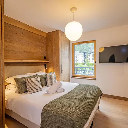 Paradisa De Glace Elegant Brand New 3-bedroom Chamonix